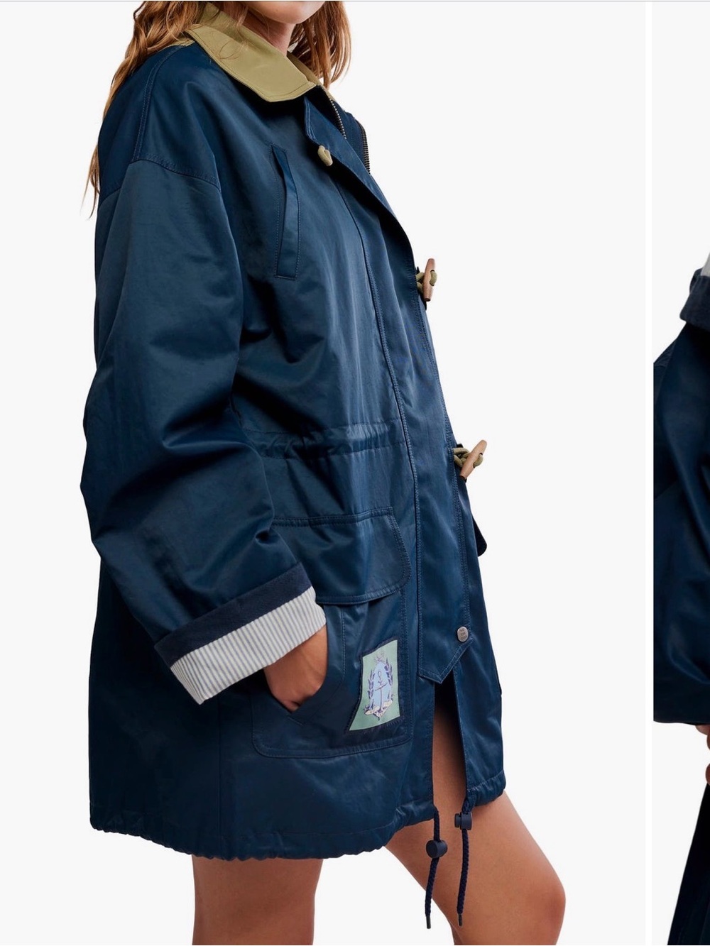 Free People Captains Rain Coat NWT